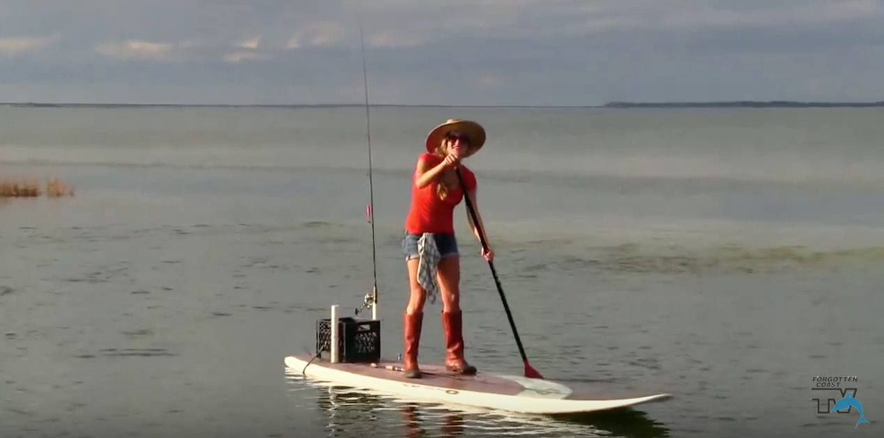 Stand Up With Sam Paddle Board Fishing SUP World Mag