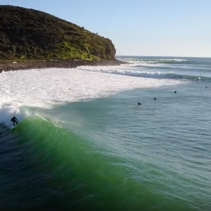 Perfect Surf at Raglan - New Zealand's Longest Point Break Lit Up