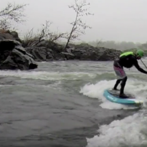 Badfish Cobra SUP/Paddleboard Tricks - Spin 360, Shoveit - River Surfing - Potomac River