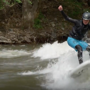 Inflatable SK8 River Surfing Board from Badfish