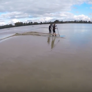 Mascaret/Tidal wave surf in France!