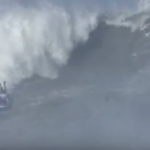 Surfing Nazaré on a Big SUP!!!