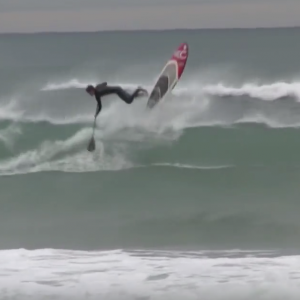 Keahi Sup Surfing Action!