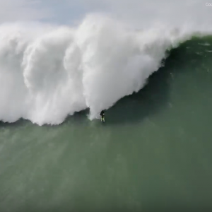 The Big Ugly - Dramatic Rescue of a Fallen Big Wave Surfer - #Drone - Nazaré, Portugal