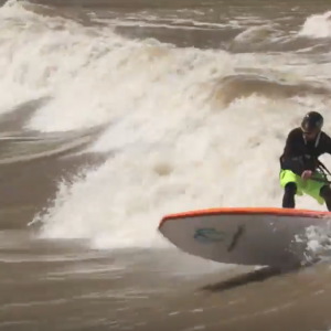 Colorado River Surfing With Badfish SUP
