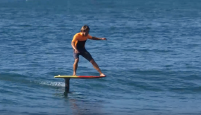 11 waves in a row flying on a HYDROFOIL for 6 minutes!