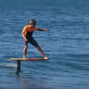 11 waves in a row flying on a HYDROFOIL for 6 minutes!