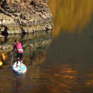 Fall paddle in the Columbia River Gorge