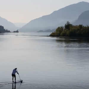 Paddle Boarding Downwinders in the Columbia Gorge