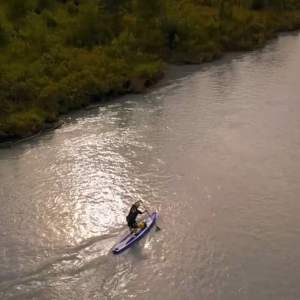 Alaska, Knik River, Blue Planet Surf SUP