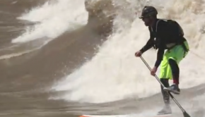 Colorado River Surfing With Badfish SUP