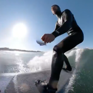 "Invisible" Paddle - Surfing - GoPro Fusion
