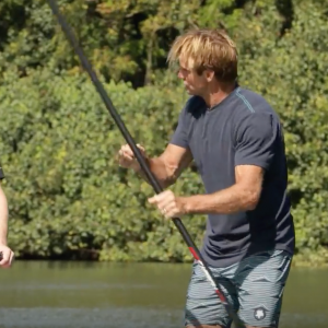 Paddling and surfing with Laird Hamilton
