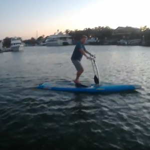 Hobie SUP peddle power