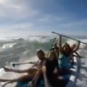 SUP Surfing Red Paddle XL Board at San Onofre
