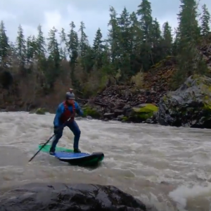 Whitewater SUP - Toutle River ~ 4000 cfs