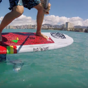 One Minute Foil Ride this morning