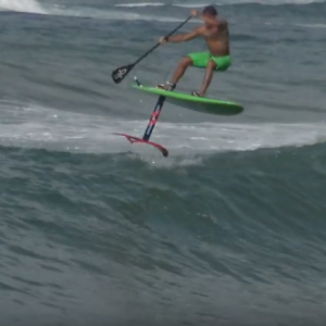 Hydrofoil Surfing - Austin Kalama at Paia Bay