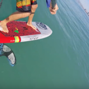 To strap or no strap, that is the questions. Foot Hooks provide a nice amount of control without being as restrictive as foot straps. In this video, Robert Stehlik goes over different foot attachment options he tested, including footstraps, Slingshot foot hooks, EVA foam foot hooks and finally the tail handle foam blocks he currently uses. Robert shows how to find the correct placement, determining where to drill the screw holes to attach the block to the inserts, making sure the screws don't go too deep into the board and shaping the foam block to fit the shape of the foot and the board along with B-roll Foil surfing footage showing the different options in action. These EVA foot hooks allow you to move the feet around during takeoff, allow exact foot placement by feel, give you more control over the board while riding, allowing the foot to lift and twist the board without being restrictive and easy to eject from when wiping out, making them an easy to use, safe option for SUP or surf hydrofoilers. As mentioned in the video, we originally designed these EVA blocks to use as a tail handle. It is possible to buy rigid EVA foam and hand shape foot hooks out of it using a hand saw and power sander. We currently have a limited supply of the pre-shaped EVA hooks shown in the video (in white EVA) available at Blue Planet Surf for $12 each ($24 for a set of two). They are not on our website yet but you can order them by calling the shop at 808 596 7755. We will have additional inventory of black EVA foot hooks arriving in June 2018 and will post them on our website at that time.