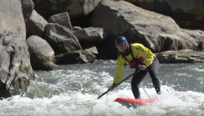 Whitewater SUP on the Cumberland River