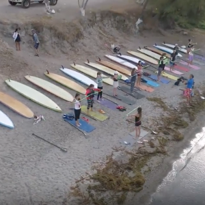 Panajachel Pana Surf SUP Stand Up Paddle Board Yoga Drone Lake Atitlan