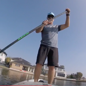 SUP training on my ONE Storm and some paddle technique