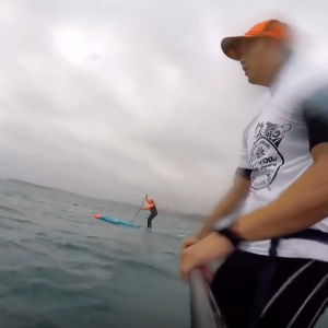 SUP downwind (20 knots)- The SIC SOUL ARCH!