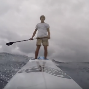 Ty Judson testing his NEW Unlimited Dugout SUP Race Board