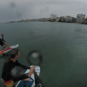 Blue planet Surf morning Foil sesh!