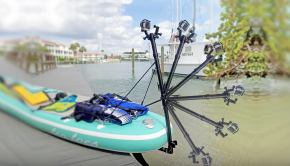 Pivoting Underwater Camera Arm for Stand Up Paddle Boards (SUP)