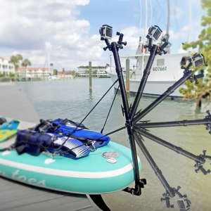 Pivoting Underwater Camera Arm for Stand Up Paddle Boards (SUP)