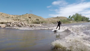 River Surfing Florence Colorado pt 2 SUP