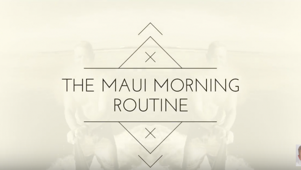 Maui STAND UP Paddle Board SUP Morning Work Out