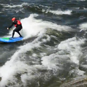 Rodeo Wave SUP Surfing on the Wenatchee River