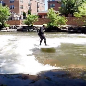 Stand Up Paddle RIVER SURFING