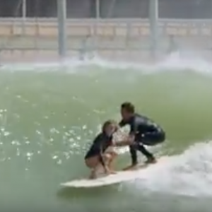 Tandem Surfing at the Kelly Slater Surf Ranch - KAI LENNY