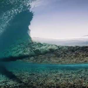 SURFACE: A New Perspective From Inside Tahiti's Crystal Clear Waves