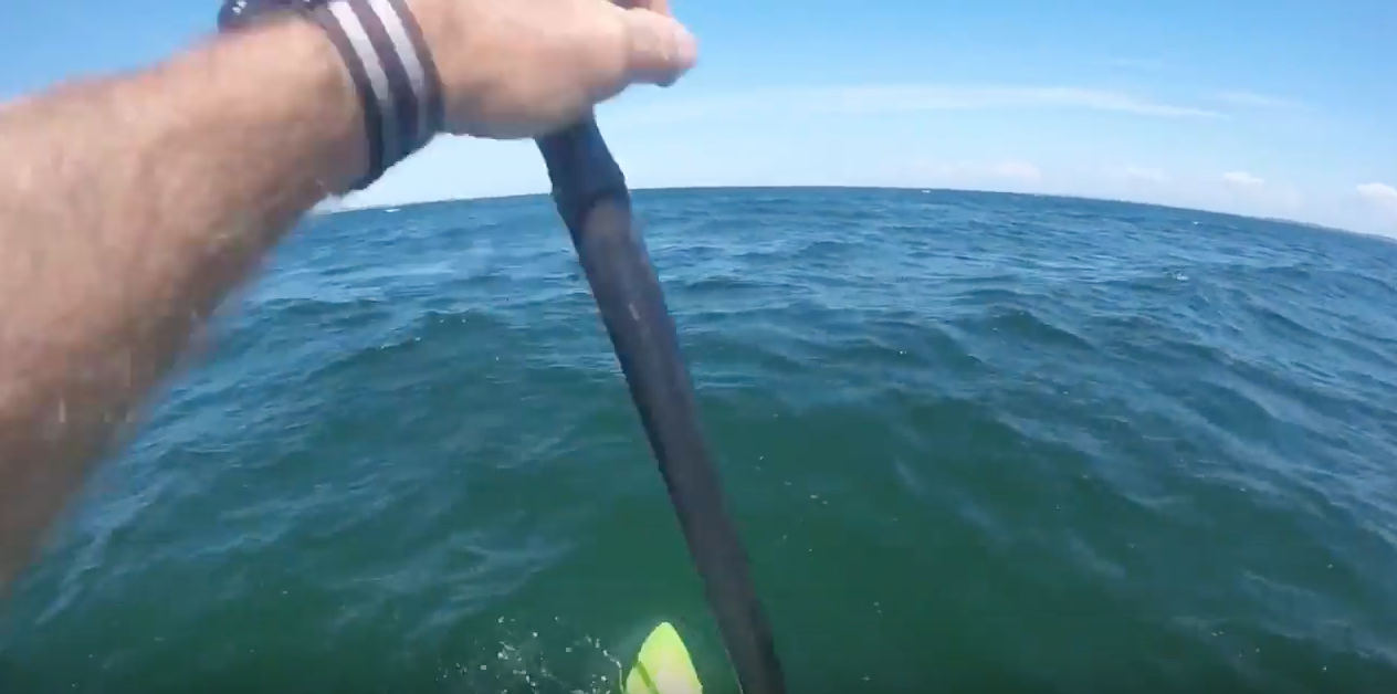 Onestanduppaddle goes for a Baltic Sea SUP Downwinder