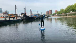 SUP Adventure down the Thames: Paddling to Oliver's Island with Bluefin SUPs!