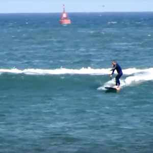 Colly SUP Surfing the Ferry Wave