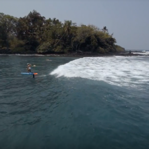 Surfer girl foiling smooth!