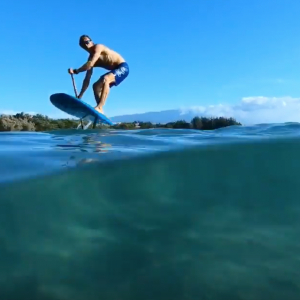 Beach Start SUP Foiling - Worlds First?