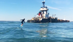 Tanker Wave Foil Surfing