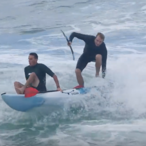 Kayak Surfing Huge Sunset Beach | Jamie O'Brien
