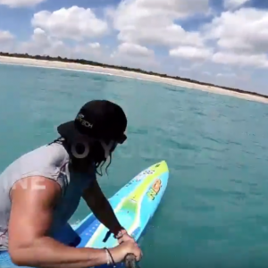 First SUP Steps: Learning to surf a race board by Jeramie Vaine