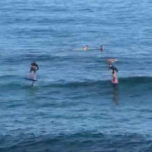 Foil Surfing 3 Waves In a Row - Ho'okipa Beach