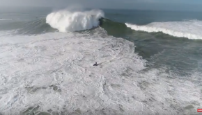 How long can you hold your breath? Surfer takes six waves on the head - Nazare