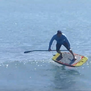 1 wave with Dave Kalama! SUP foiling