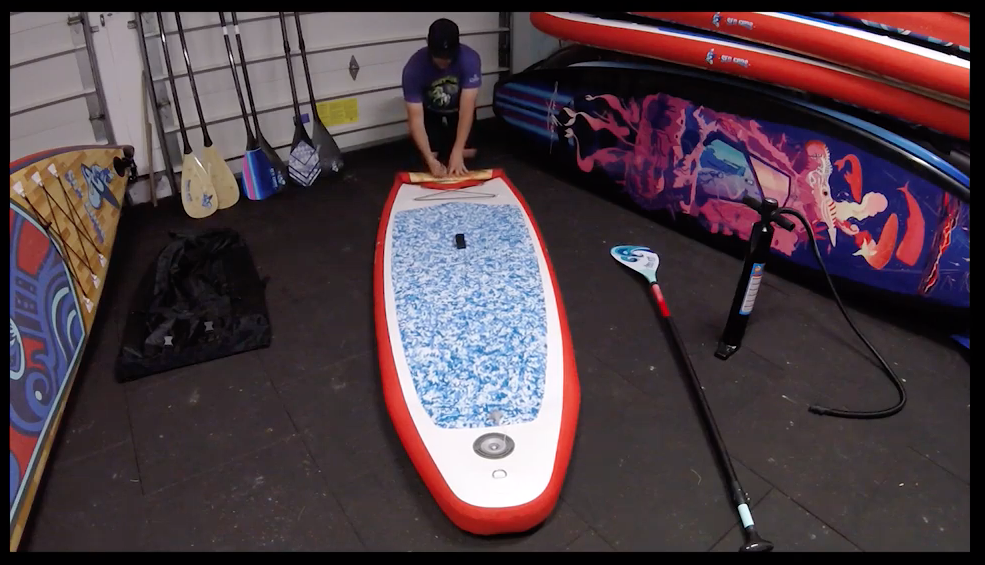 How to fold and pack away your Inflatable Stand Up Paddleboard with Sea Gods Stand Up