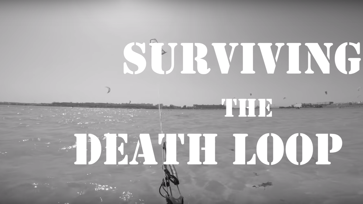 Surviving the Death Loop. Kiteboarding tutorial on how to stop an accidental autokiteloop
